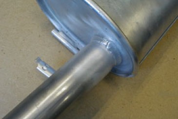 Welding seam coating with aluminium