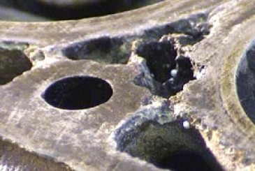 <p>The corroded plate of head of block of cylinders (HBC) is show on the photo:</p> ...