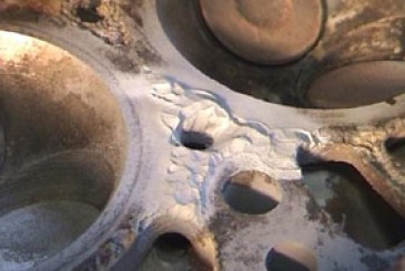 <p>The choke is fixed in the hole and then metal is deposited on the damaged area till it reaches the HBC plate surface level</p> ...